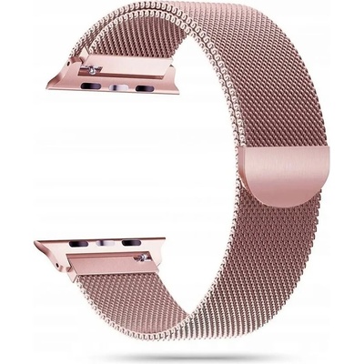 Tech-Protect Стоманена верижка за смарт часовник Apple Watch 4/5/6/7/8/9/SE/Ultra (42/44/45/49 mm) от Tech-Protect MilaneseBand - Rose Gold (5906735412673)