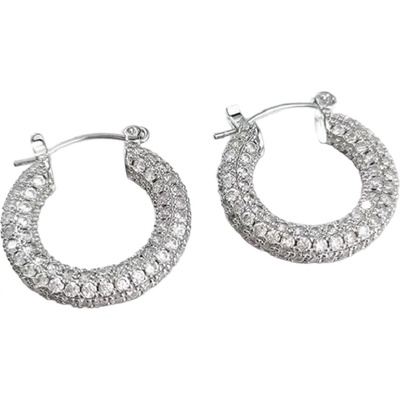 HARAHU Обеците sa-32688 - Сребърна / Тип2 kp32688 (sa-32688)