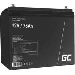 Green Cell Батерия AGM VRLA Green Cell AGM25, 12V, 75Ah (AGM25)