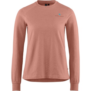 Klättermusen Дамска тениска Klättermusen Women's Root Logo L/S Tee Longsleeve - Cedar Rose - размер XS (916-6429-0112)