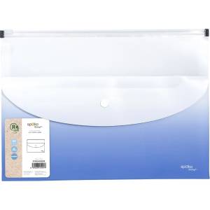 SPOKO Папки SPOKO ReLeaf Gradient PP A/4 с цип и A/5 с патент синьо S110542206 (S110542206)