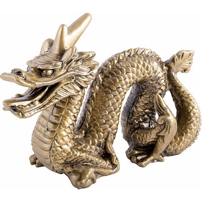 Nefertitis Feng shui soška čínský drak strážce 14 cm - výška cca 14 cm