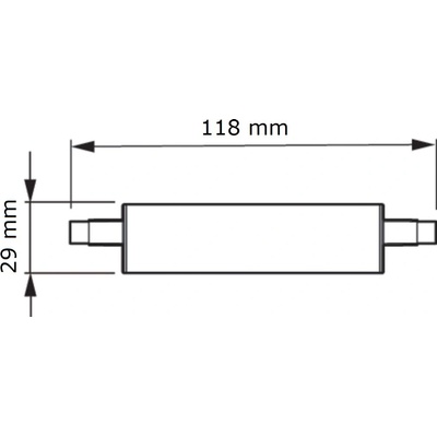 Philips CorePro R7S 118mm 14-100W 830 D LED žárovka