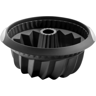 Lékué Класическа форма за кекс 22 см, черна, силикон, Lékué (LKE1211800N01M033)