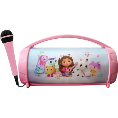Lexibook Reproduktor s mikrofonem Boombox Gábinin kouzelný domek