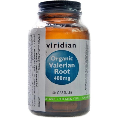 Viridian Organic Valerian Root 400 mg 60 kapsúl