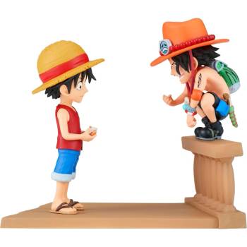 Banpresto Wcf Log Stories One Piece Luffy Ace 8cm (89475)