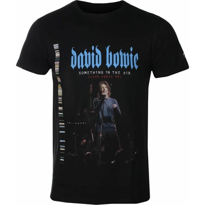 ROCK OFF мъжка тениска David Bowie - Наживо в Париж - ЧЕРЕН - ROCK OFF - BOWPTS02MB