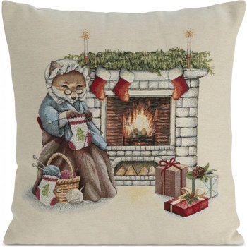 Eurofirany vianočná gobelínová MERRY3 45 x 45 cm