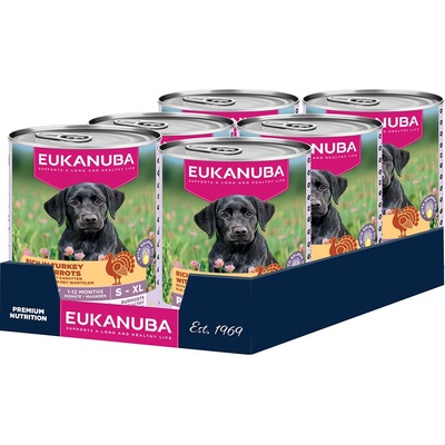 Eukanuba Senior bohaté na morčacie s mrkvou 24 x 400 g