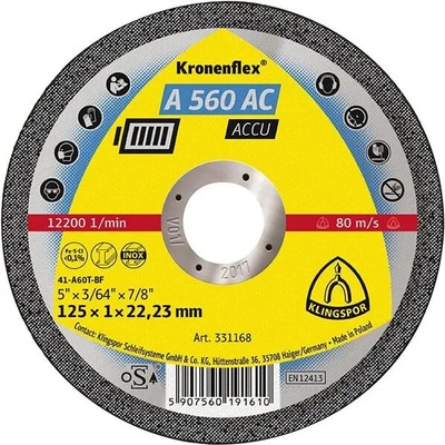 Klingspor Dělicí kotouč 115 x 1 mm EDE88000115