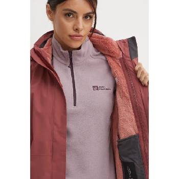 Jack Wolfskin Спортен суичър Jack Wolfskin Taunus в лилаво с изчистен дизайн 1709532 (1709532)