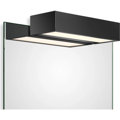 DECOR WALTHER Лампа над огледалото Box Clip On LED 25 см черен мат (0419860)