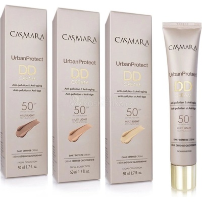 CASMARA UrbanProtect SPF 50 Tónovací a ochranný DD Cream 3 odstíny Barva Make-up: DD CREAM 00 Porcelán 50 ml
