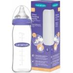 Lansinoh Стъклена бебешка бутилка с биберон NaturalWave® (M) 240ml (77250)