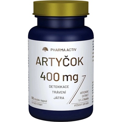 PHARMA ACTIV Artyčok 400mg 90 tobolek