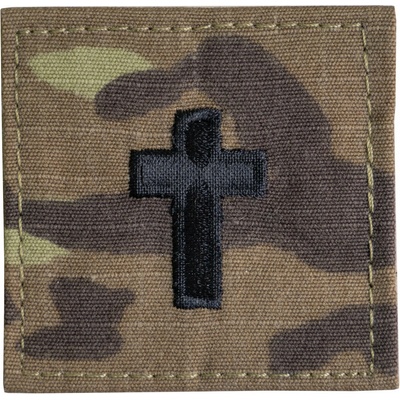 MILITARY RANGE Nášivka VOJENSKÝ KŇAZ velcro OCP