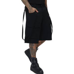 KILLSTAR мъжки къси панталони KILLSTAR x KIHILIST - Sacred Skull - Black - KSRA014445