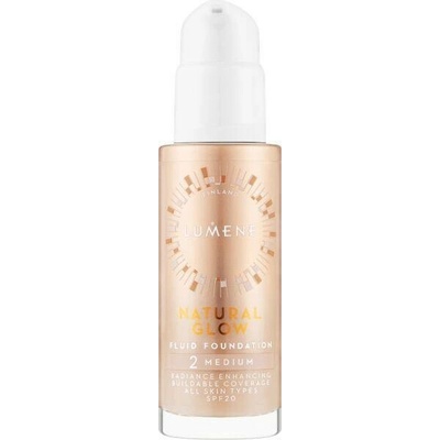 Lumene Natural Glow Fluid Foundation SPF20 rozjasňující make-up 2 medium 30 ml