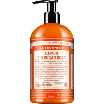 Dr. Bronner's Био течен сапун Sugarsoap - Чаено дърво - 355 мл