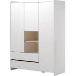 Vipack Бял детски гардероб , 137, 8 x 190 cm Kiddy - Vipack (KIKL2314)