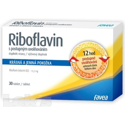 Favea Riboflavin 30 tabliet