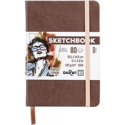 Darwi Dfy Скицник 80 A6 140 g Brown (DF80010150006C)