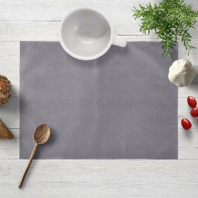 Biante Sametové prostírání Velvet Premium SVP-013 Šedé 35x45cm