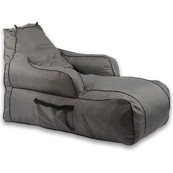 Pufrelax Геймърски фотьойл Pufrelax Player 700l. , Сив, За открито, Пълнеж с микс от мемори пяна и дунапрен