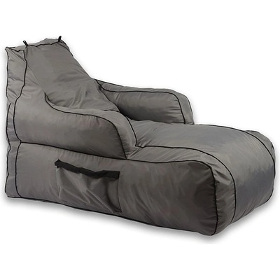 Pufrelax Геймърски фотьойл Pufrelax Player 700l. , Сив, За открито, Пълнеж с микс от мемори пяна и дунапрен