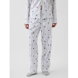 GAP Пижамни фланелни панталони Brannan Bear унисекс GAP GAP | Byal | ЖЕНИ | XS