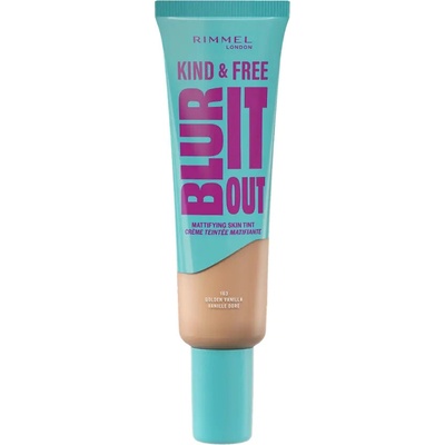 Makeup Rimmel London Kind & Free Blur It Out Mattifying Skin Tint 160 Vanilla 30 ml
