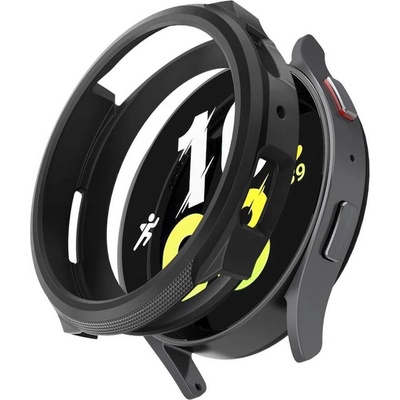 Spigen Качествен силиконов (TPU) кейс за Samsung Galaxy Watch 6 44мм - Spigen Liquid Air Case (черен) (ACS06392)