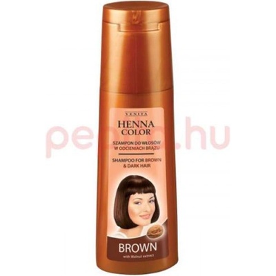 Henna color Shampoo na hnědé a ryšavé vlasy 250 ml