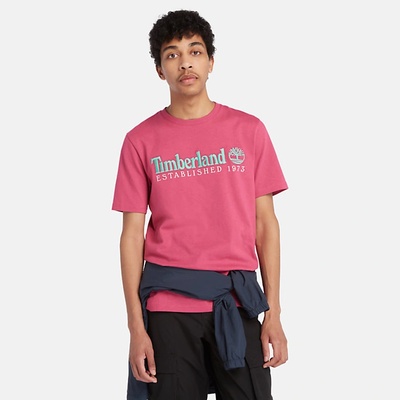 Timberland МЪЖКА ТЕНИСКА est. 1973 crew t-shirt for men in pink - xxl (tb0a6se1ed2)