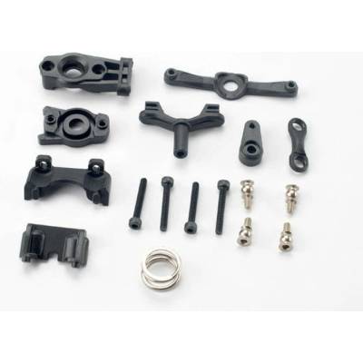 Traxxas Steering arm (upper & lower)/ steering link/ servo horn/ ser, TRX7043 (TRX7043)