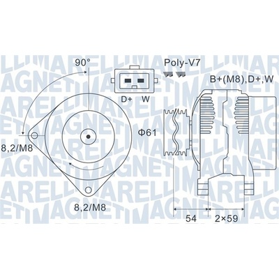 Generátor MAGNETI MARELLI 063731143010