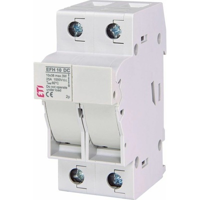 ETI Elektroelement, d.o.o. Poistkový odpojovač ETI (EFH 10 DC 2p) (002540503) - 10x38, 1000V DC, 2-pól