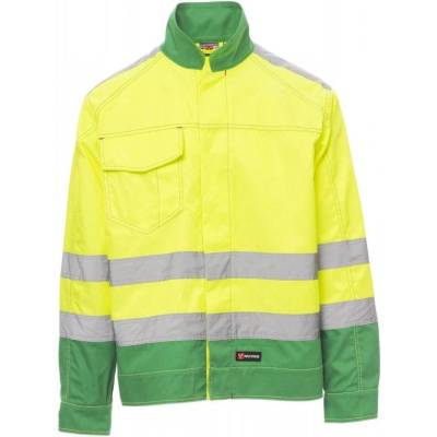 Payper Pracovná bunda SAFE HI VI fluorescenčná žltá zelená