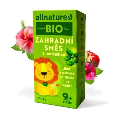 Allnature BIO Детски чай Градинска смес с маточина 20x1, 5 g