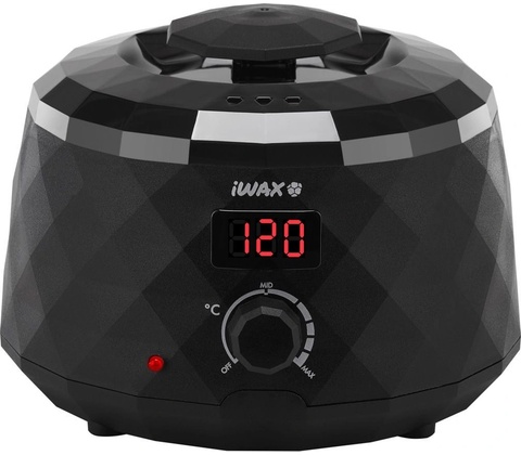 iwax Ohřívač vosků v plechovce Diamond Tech 400ml 100W Černá