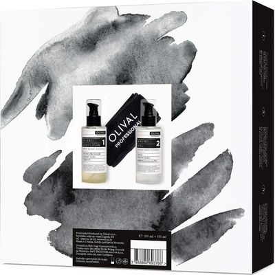 Olival Professional Olival Professional čistiaci pleťový olej 150 ml + Olival Professional Amino hydratačný čistiaci gél 150 ml + čelenka do vlasov 1 ks