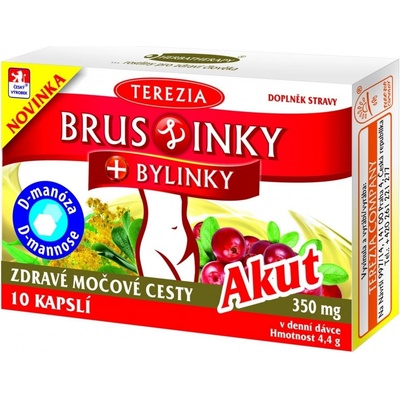 TTerezia Bruslinky + Bylinky Akut 10 kapsúl