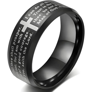 HARAHU Пръстен SA-31850 - Черен / 57mm KP31850