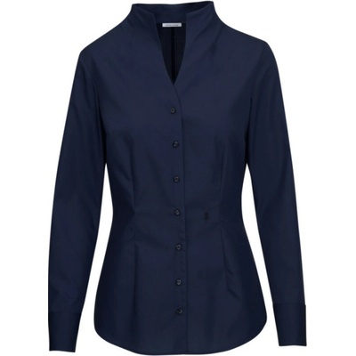 Seidensticker Chalice Blouse Slim LSL popelínová dlouhý rukáv dámská navy