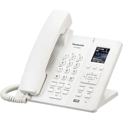 Panasonic Безжичен телефон Panasonic KX-TPА65, 1.8"(4.57 cm) LCD цветен дисплей, бял