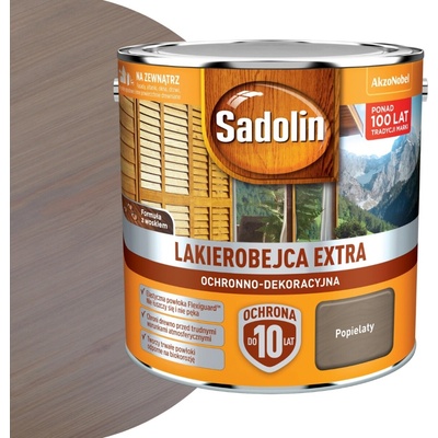 Lazura s lakem Sadolin rozpouštědlová 5 l šedopopelavá
