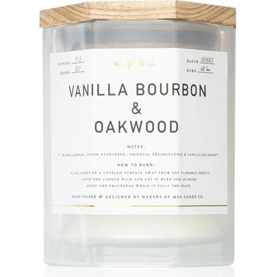 Makers of Wax Goods Vanilla Bourbon & Oakwood 321 g