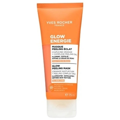 Yves Rocher Glow energie Озаряваща пилинг маска 75мл