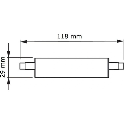 Philips CorePro R7S 118mm 14-100W 830 D LED žárovka